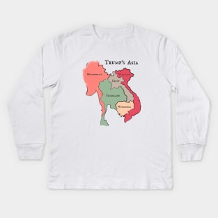 Thighland - Anti Trump Kids Long Sleeve T-Shirt